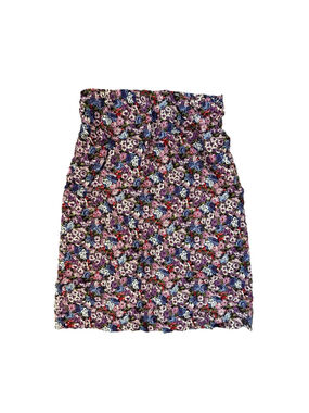 Vintage 70s 80s Sears Floral Midi Skirt Union Made ILGWU Size 10